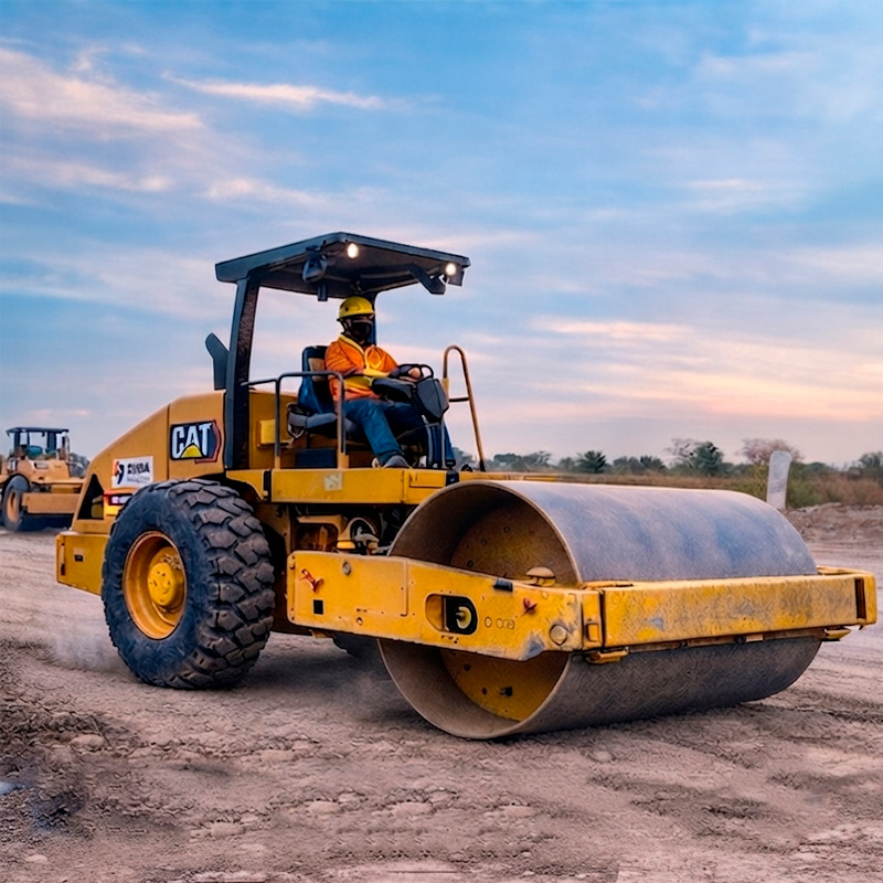 Vibrocompactador Caterpillar CS533E – Tambor Sencillo